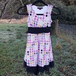 Cute poke-a-dot girls dress